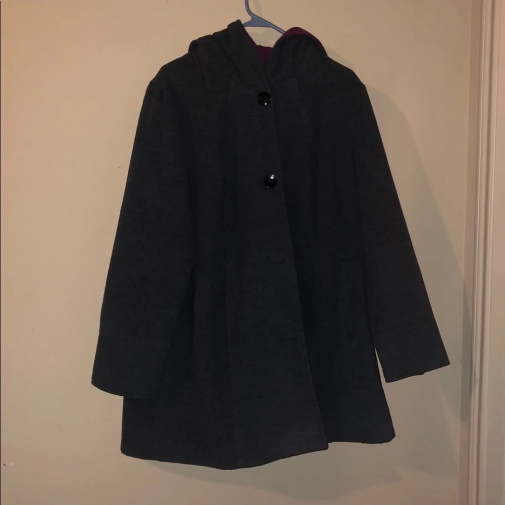 Avenue Ash Gray Peacoat